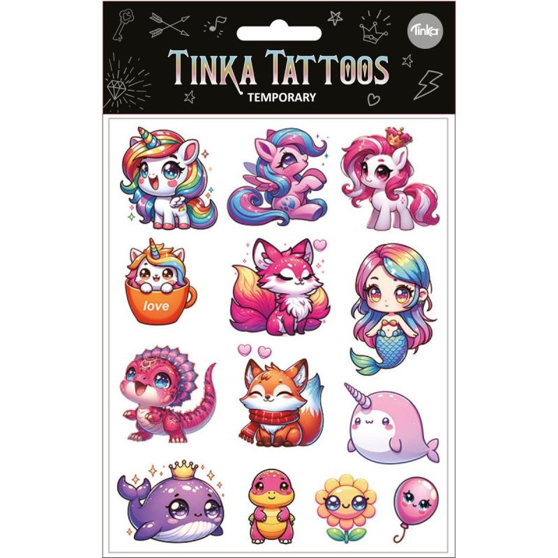 Tatovering med fantasidyr Tinka