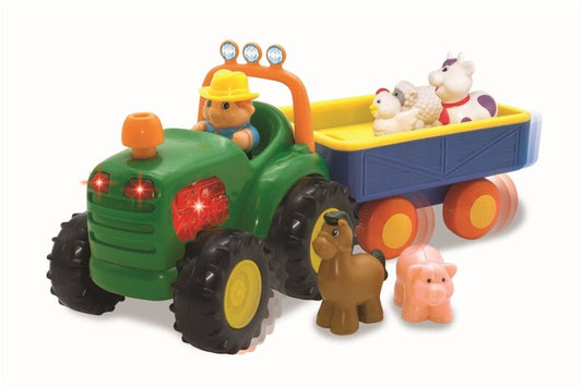Happy Baby Traktor med Vogn og Dyr