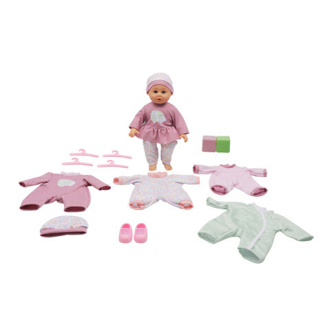 Happy Friend Isabella Blød Dukke 35 cm med Garderobe