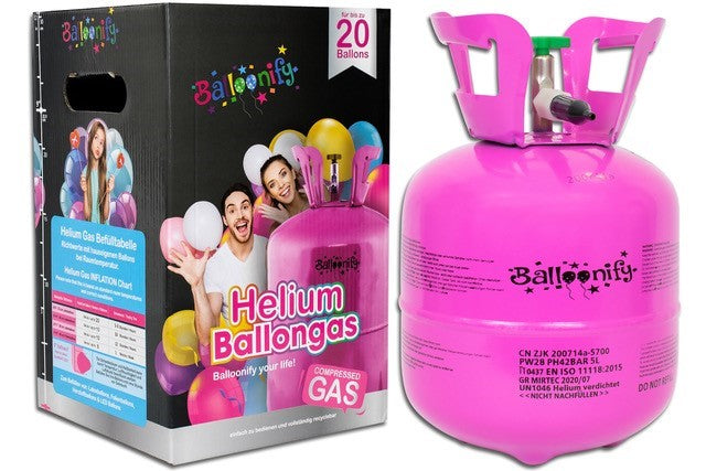 Helium til 30 balloner