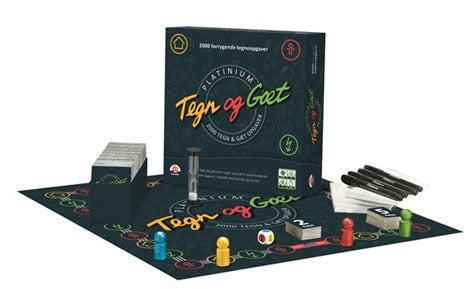 Danspil spil brætspil Tegn og gæt