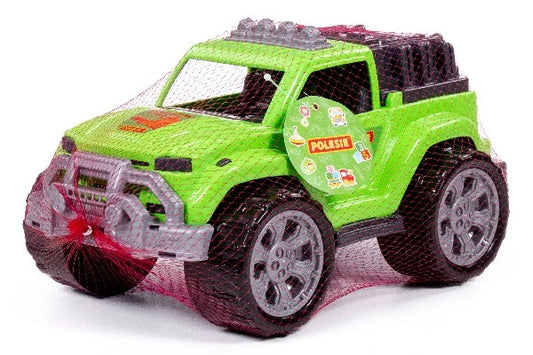 POLESIE Jeep 38,5x22,5x20cm i net, grøn
