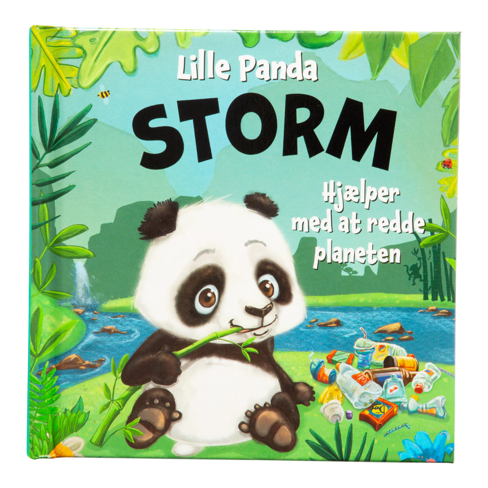 Storm hjælper lille panda