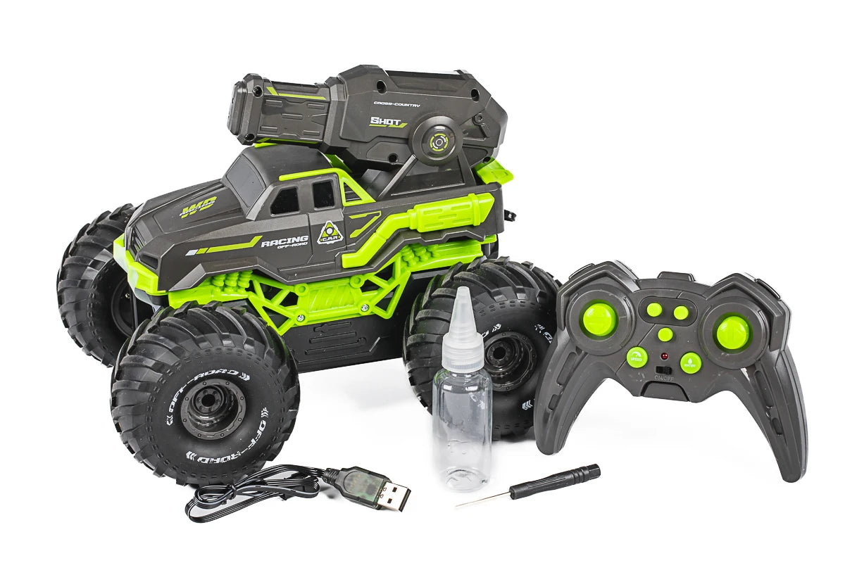 TEC-TOY Water Shooting R/C car 2,4GHz, 7,4V 500mAh, green