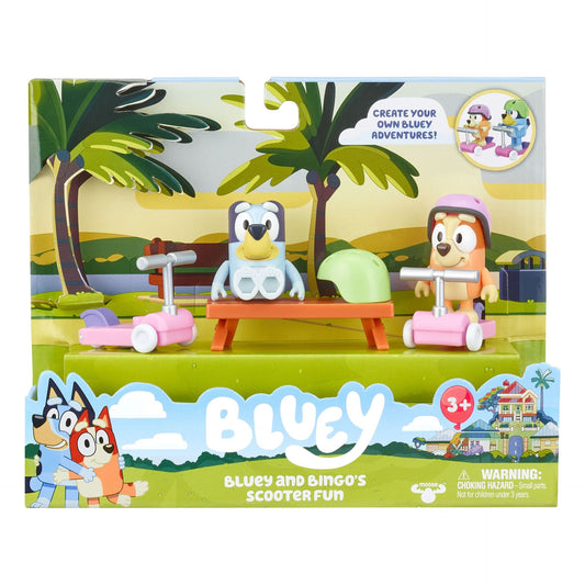 🛵 Bluey S4 – Scooter Time Figur & Køretøj Playset