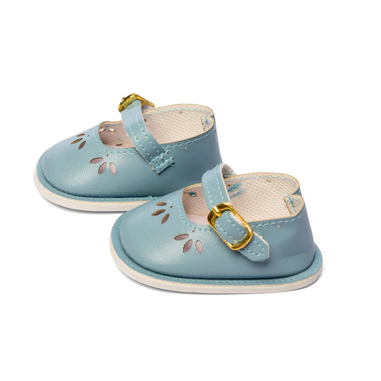 DOLL SHOE, PETROL 45 cm