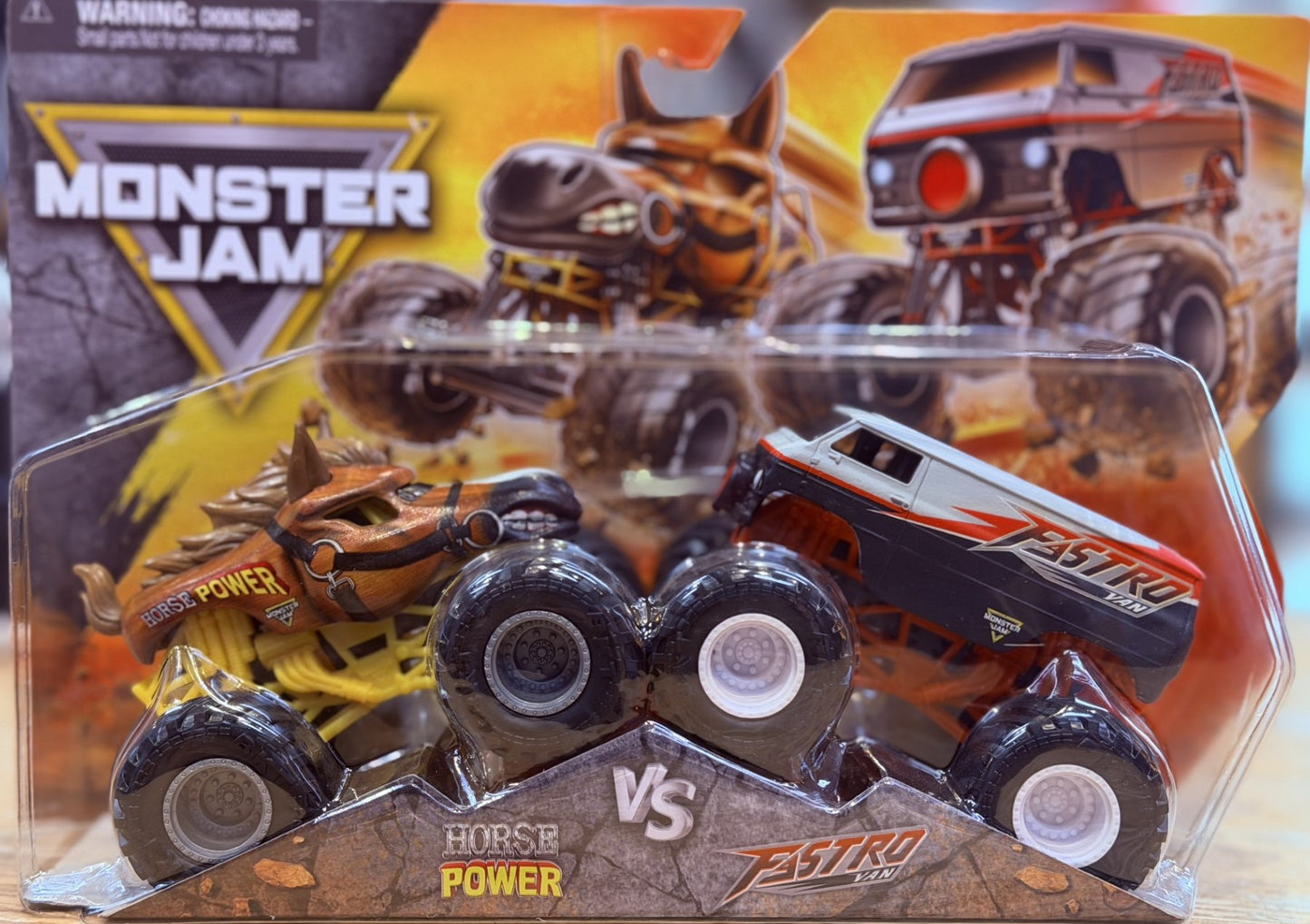 Monster Jam Horse Power Vs Fastro Van