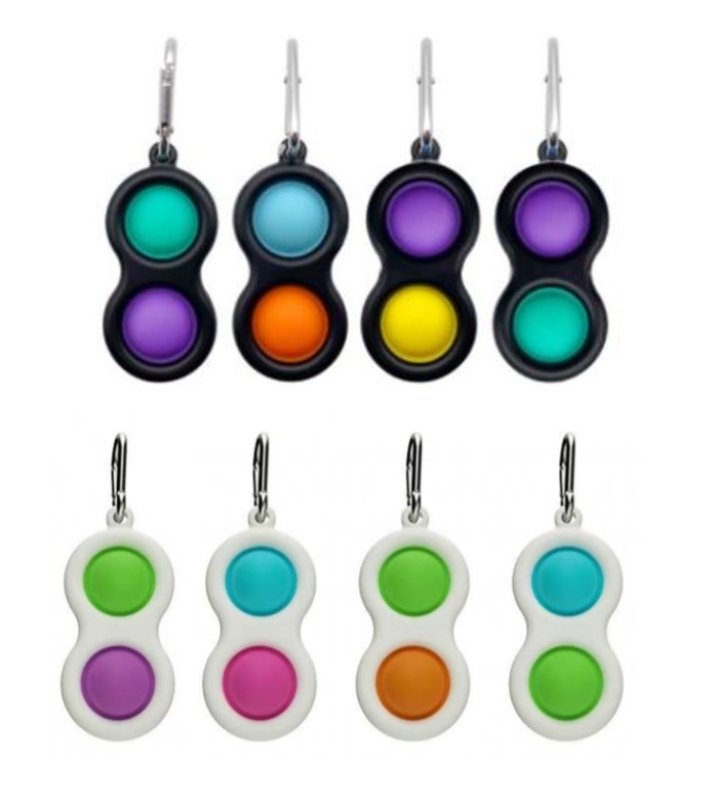 Plop Up! Legetøj Simpel - Hvid/Sort