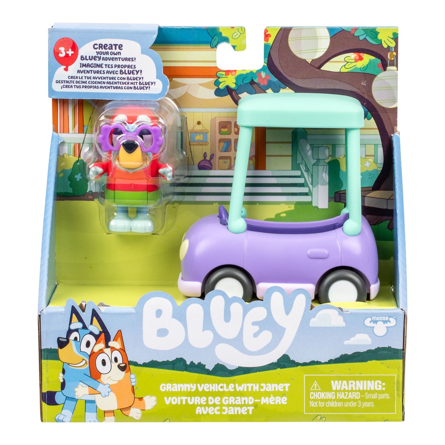 Bluey, Køretøj med figur Bedstemor med Janet