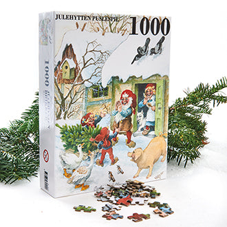 Julehytten Vilhelm Hansen 1000 brikker