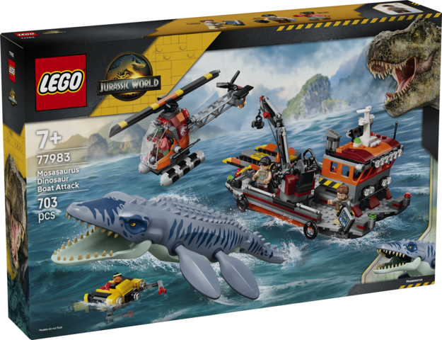LEGO Mosasaurus-dinosaurens bådangreb 77983