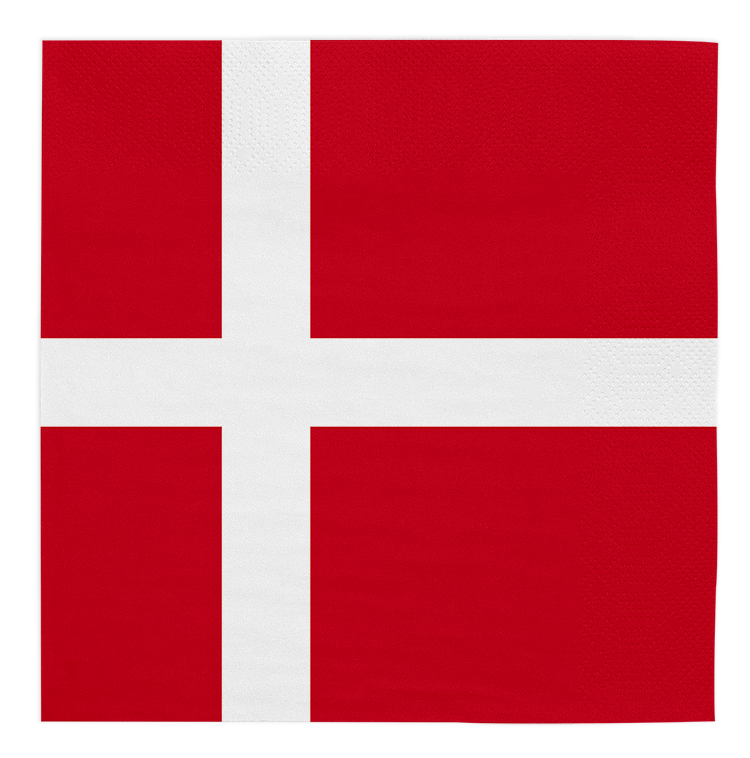 Danmarks Servietter 20 stk 33 * 33 cm