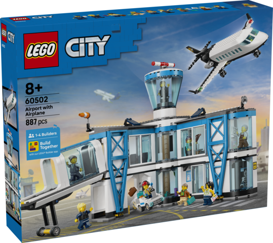 LEGO City Lufthavn med fly 60502