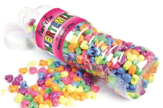 Pearl ´n Fun Pearl`n Fun Hjertemix 270g stærke farver