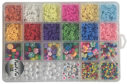 Pearl ´n Fun Multi perlemix 3-10mm, 20 farver