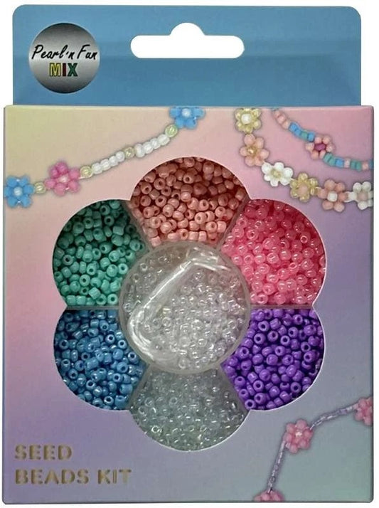 Pearl ´n Fun Glasperlemix 90g multi + elastik,