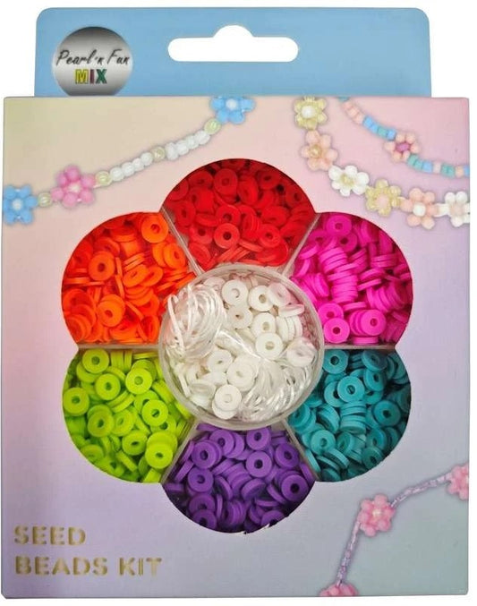 Pearl ´n Fun Heishi perlemix 40g multi + elastik