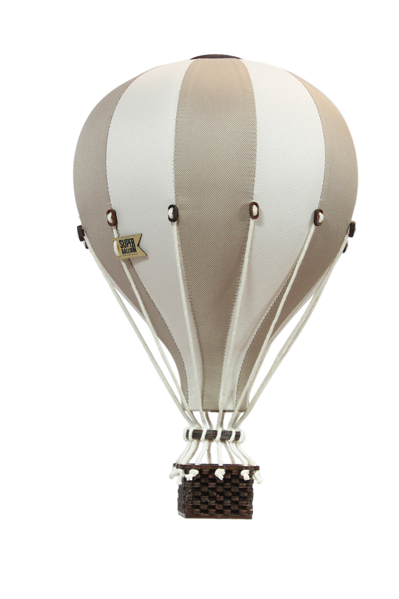 Luftballon lys og mørk beige Medium