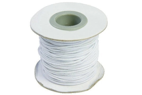 Elastiksnor 1,2mmx25m hvid