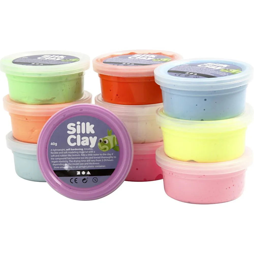 Silk Clay 10x40 gr. Basic ll