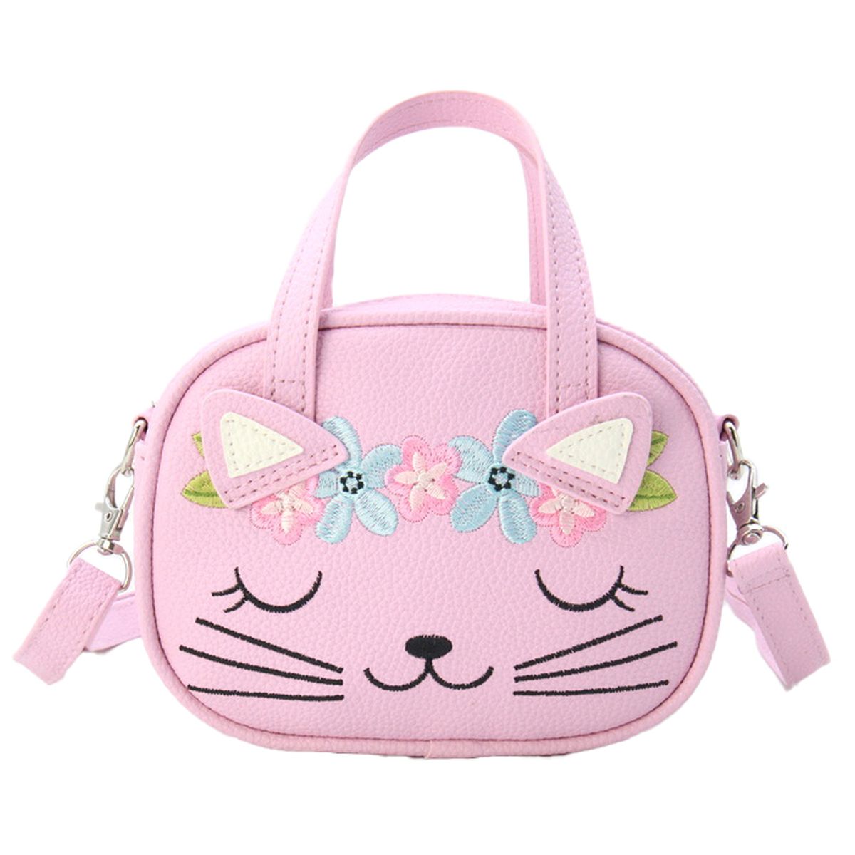 🐱 Tinka Pretty Purse – Kat Rosa med Broderi 💖✨