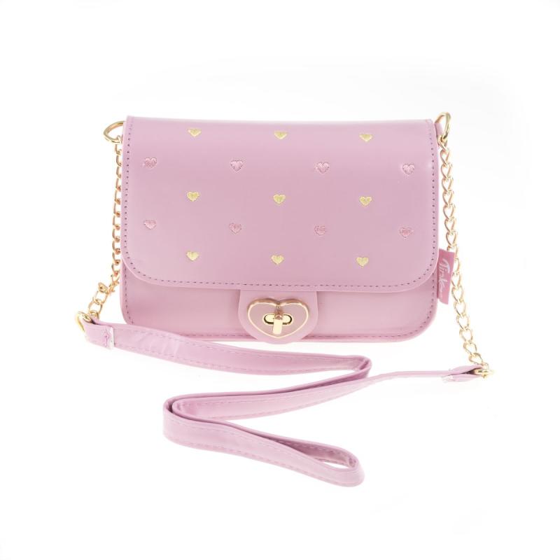 TASKE ROSA M/HJERTER TINKA PRETTY PURSE