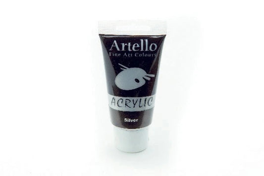 Akryl maling 75ml Silver