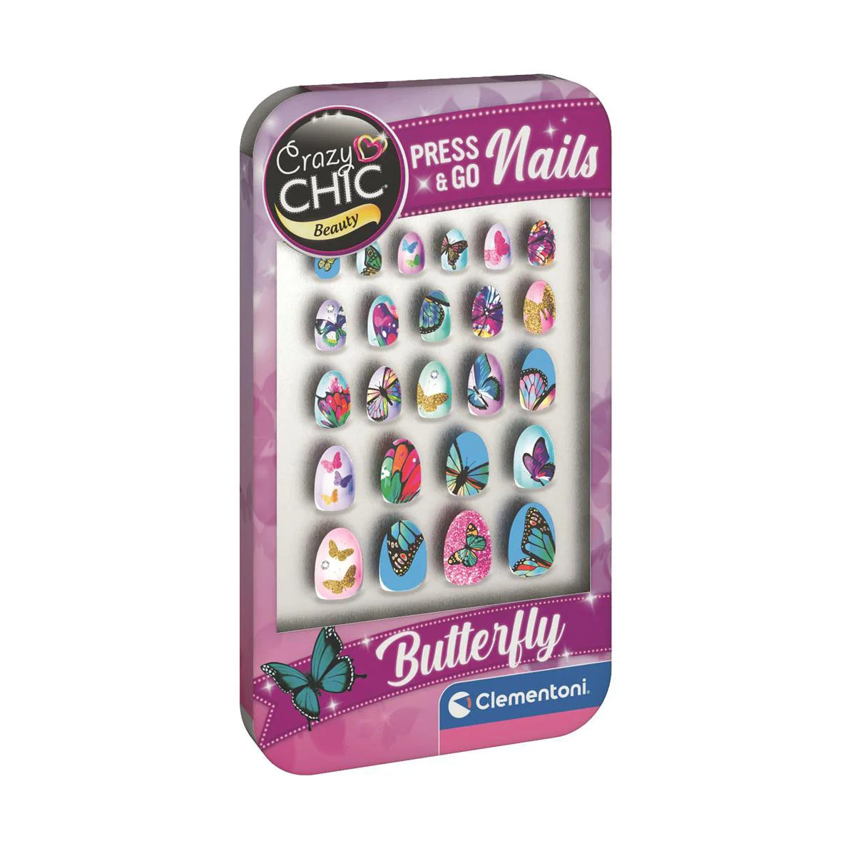 Lovely Fake Nails Butterfly