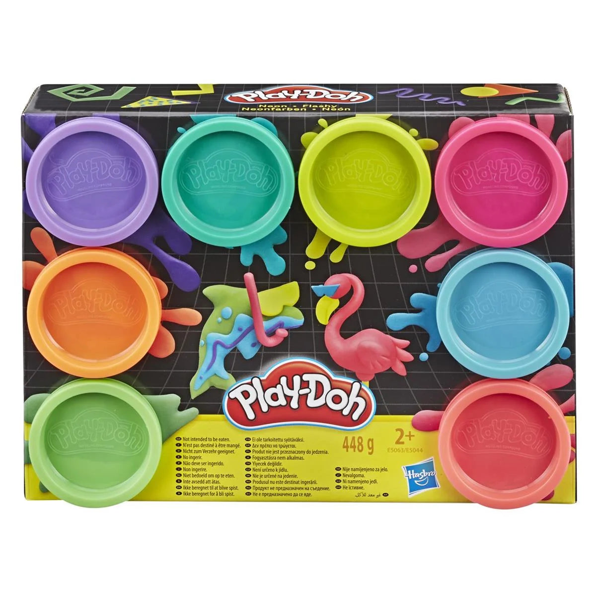 Play-Doh tilbyder en 8-pak giftfri neon modellervoks til kreativ sjov.
