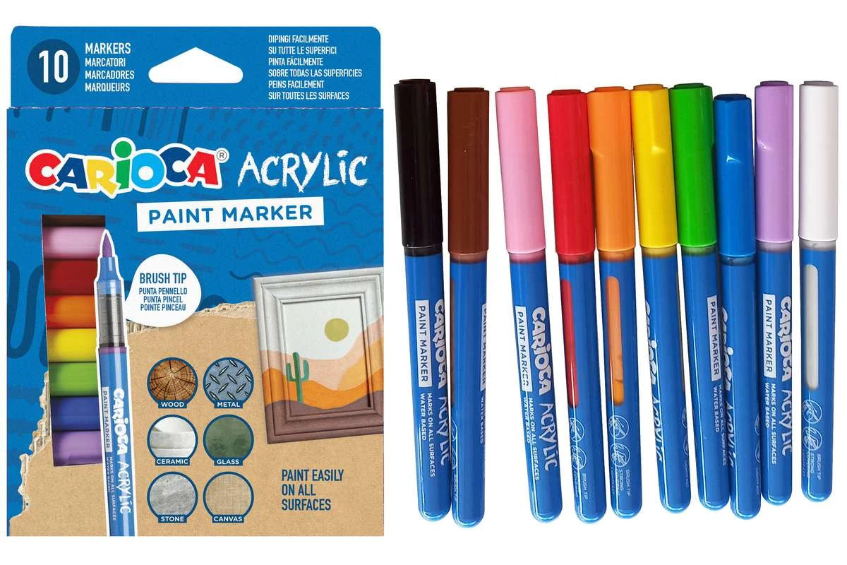CARIOCA Acrylic paint marker 10stk.