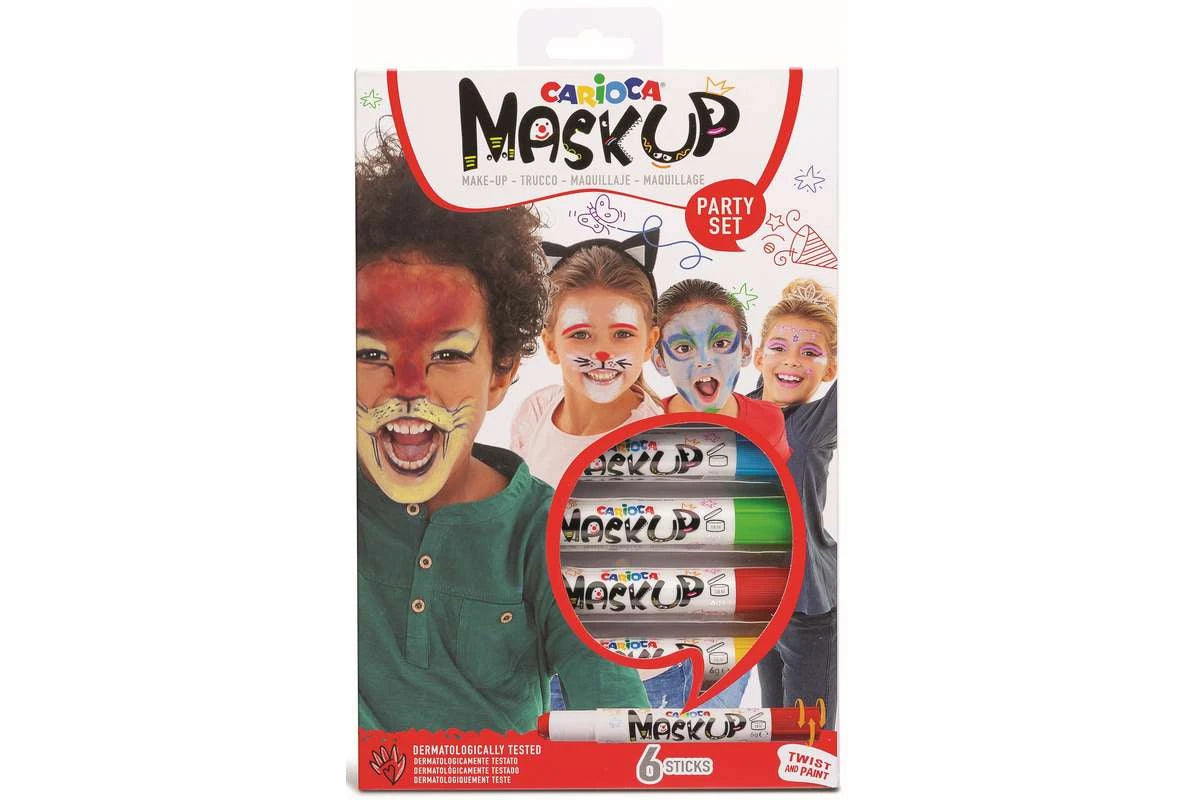 CARIOCA Mask Up sminkefarve stifter – 6 stk (Party)
