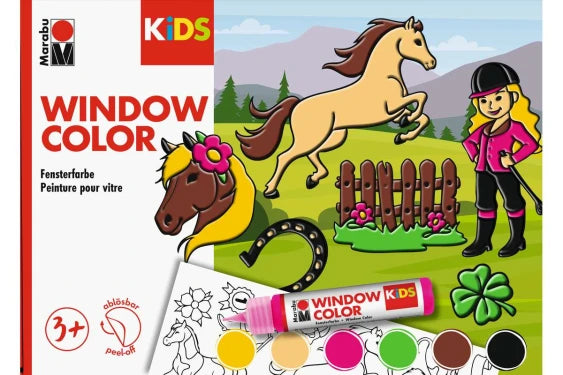Marabu Fun & Fancy Pony Ranch 6x25ml + motiver
