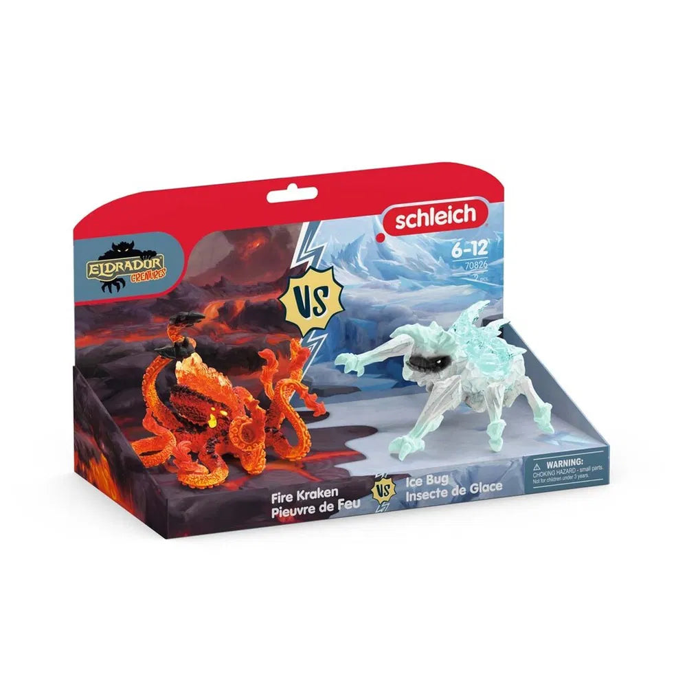 Schleich Eldrador Ice bug vs. Fire kraken