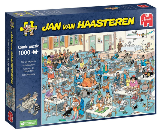 Jan Van Haasteren Katteshow 1000 Brikker