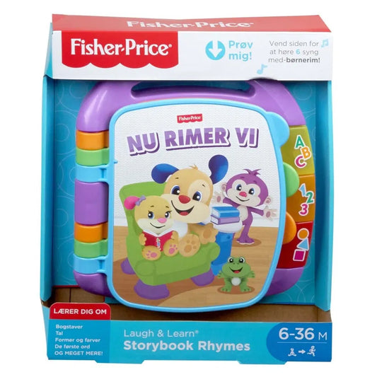 Fisher-Price Grin & Lær Historiebog Rim DK