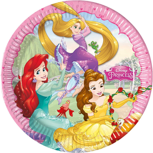 Disney prinsesserne paptallerkner 23 cm