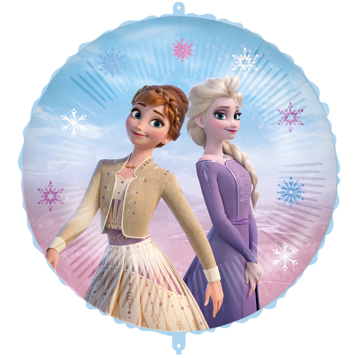 Frozen folieballon med Anna og Elsa