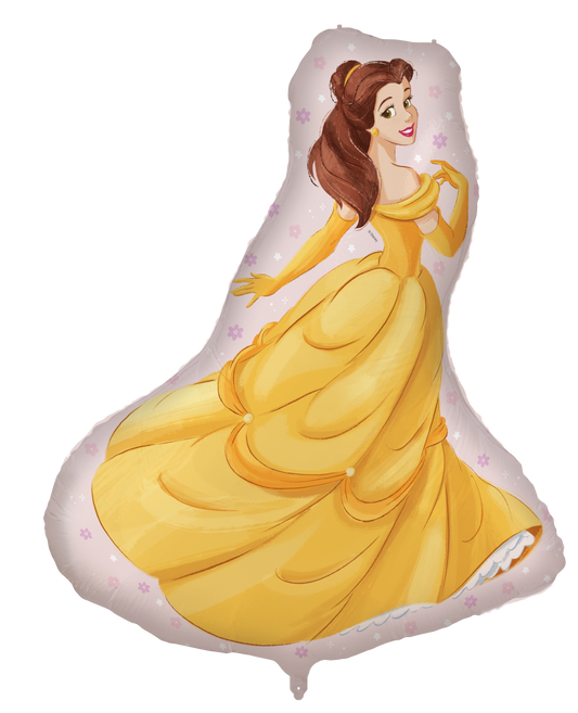 Super size folie ballon med Disney prinsessen Bell