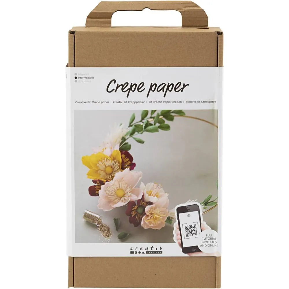 DIY Kit Crepepapir, Krans