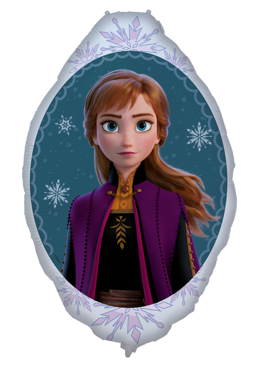 Super size folieballon med Anna fra Frost