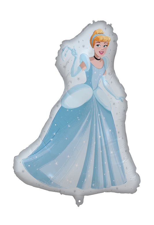Super size folie ballon med Disney prinsessen Askepot