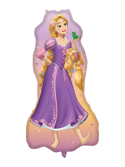 Super size folie ballon med Disney prinsessen Rapunzel
