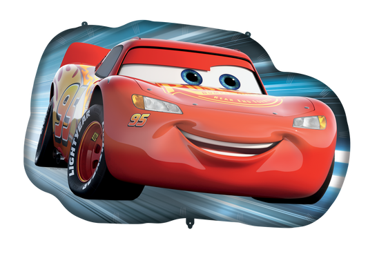 Super size folie ballon med Disney Cars Lynet McQueen