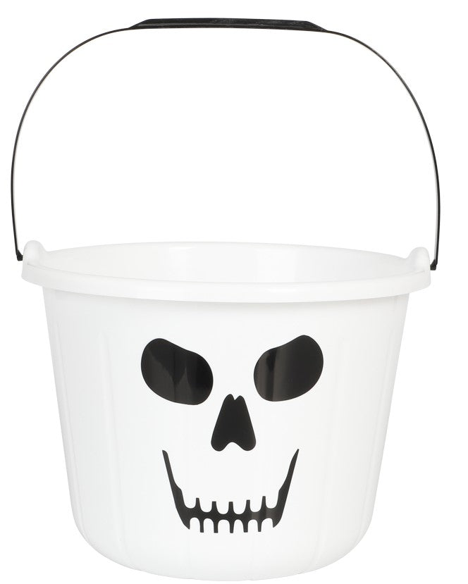 Hvid Halloween spand