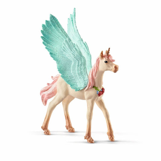 Schleich Decorated unicorn Pegasus føl 70575