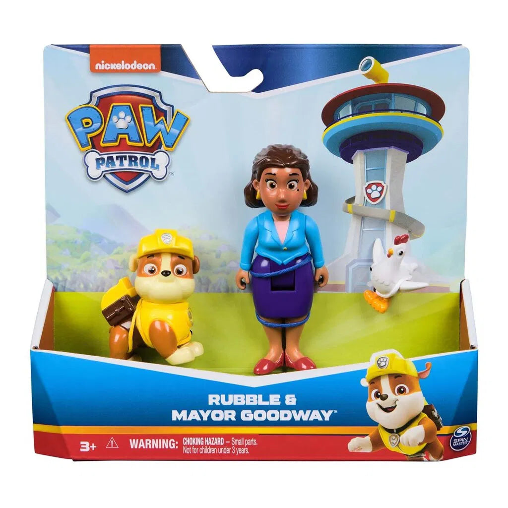 Paw Patrol Hero Pup - Mayor Goodway & Rubble