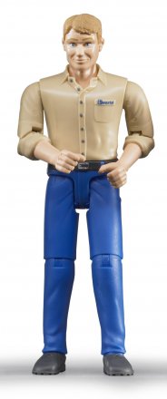 Bruder Mand blå jeans legetøj BR60006