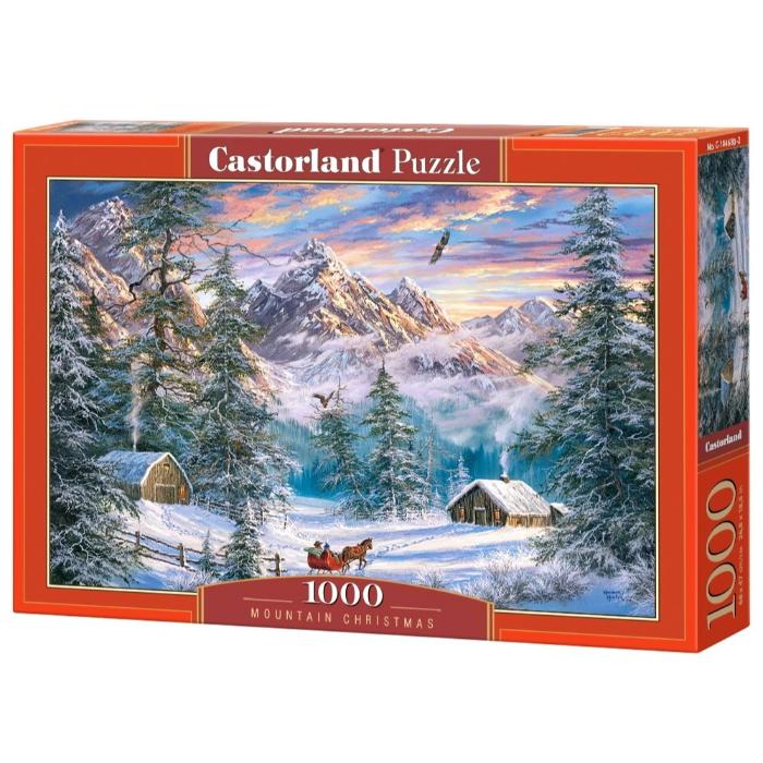 Castorland puslespil Mountain christmas 1000 brikker
