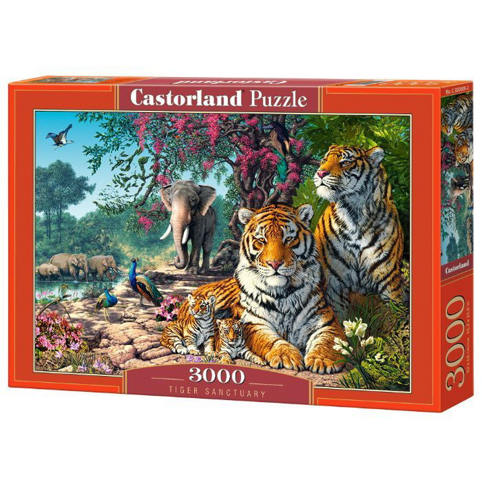Castorland Puslespil Tiger Hvilepause, 3000 brikker +10år