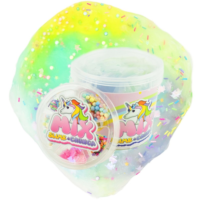 BUCKET w UNICORN SLIME 700g 13cm